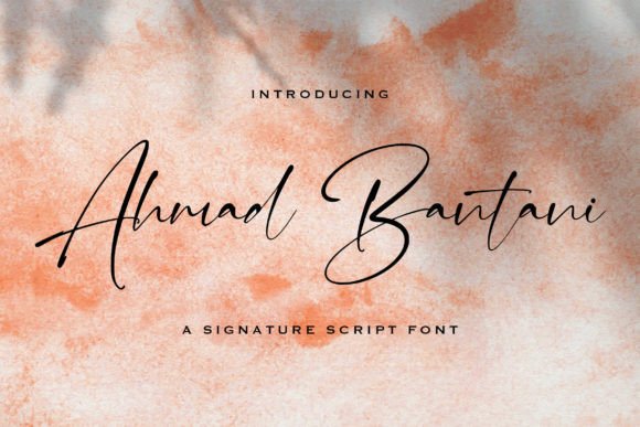 Ahmad Bantani: A Script Font That Elevates Editorial Design