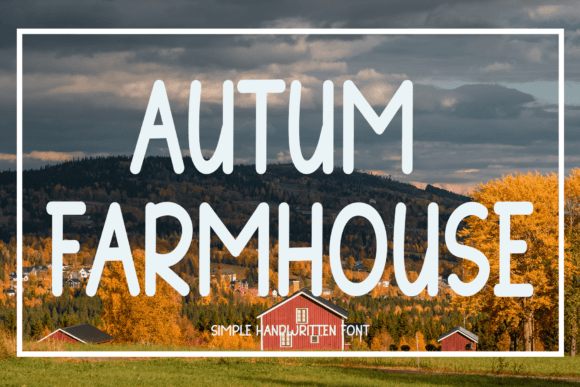 Autum Farmhouse Font: A Timeless Typeface for Craft Creations
