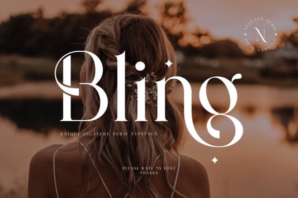Bling: A Luxurious Serif Font