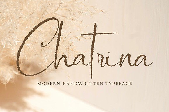 Chatrina: A Flowing Font for Elegant Design