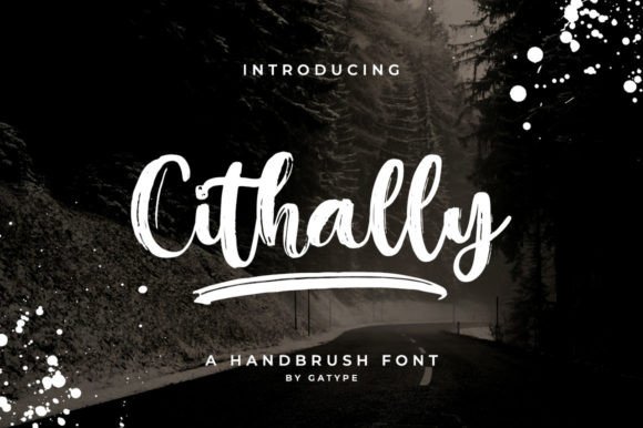 Cithally: A Handwritten Font for Impactful Branding and Marketing