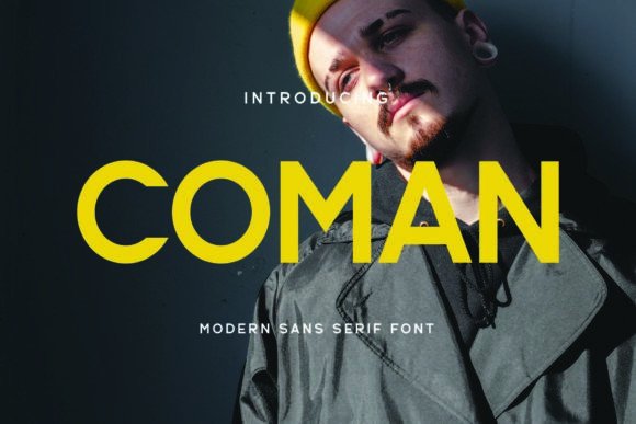 Coman: A Modern Sans Typeface