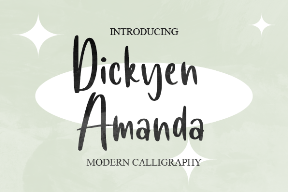 Dickyen Amanda: A Font for Polished Branding