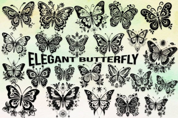 Elegant Butterfly Font for Web Design