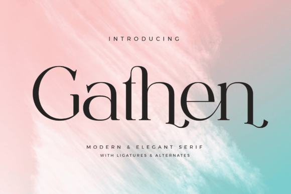 Gathen Font Review for Web Design