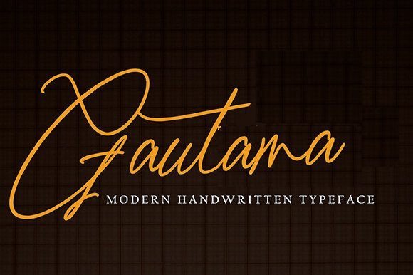 Gautama Font Review: A Delightful Script for Creative Branding
