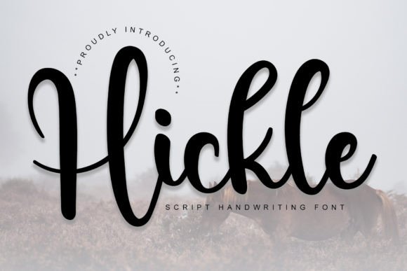 Hickle Font: A Handwritten Typeface for Beautiful Craft Projects