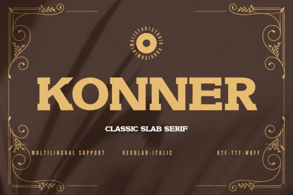 Konner: A Slab Serif for Elegant Design