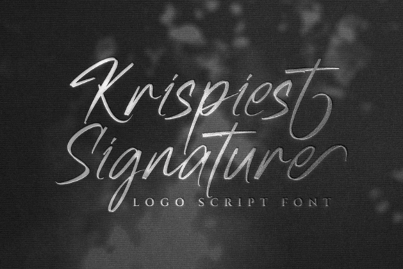 Krispiest Signature: A Premium Script Font for Modern Branding