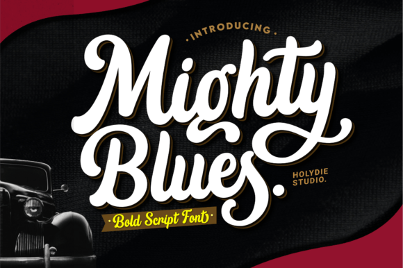 Mighty Blues Font for Creative Makers