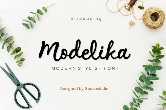 Modelika: A Handwritten Font for Memorable Branding