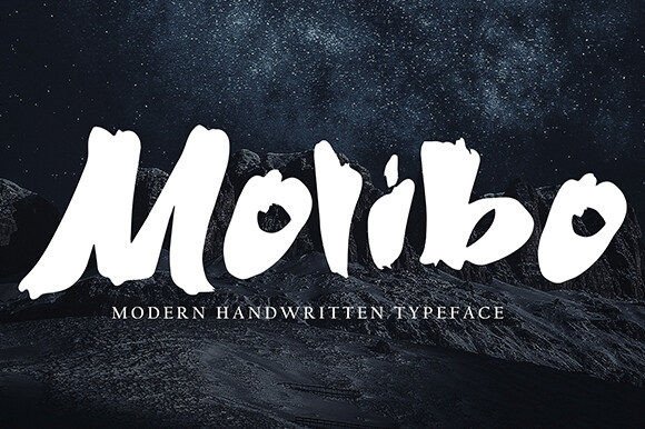 Molibo: A Handwritten Typeface for Modern Web Design