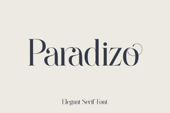 Paradizo: A Serif Font for Elegant Campaigns