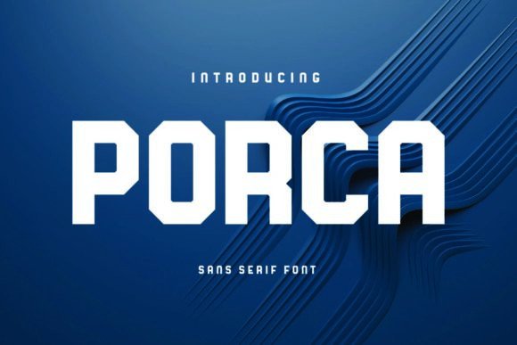 Porca: A Font for Polished Branding