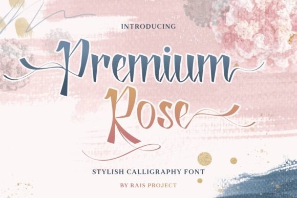 Premium Rose: A Handwritten Typeface for Editorial Elegance