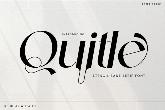 Quitle: A Font for Creative Makers