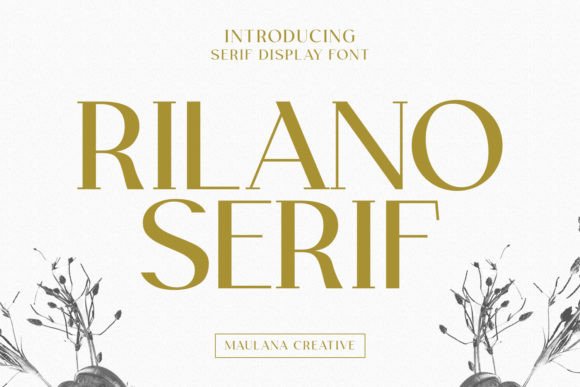 Rilano Serif: A Stylish Typeface for Editorial Design
