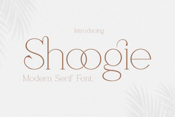 Shoogie: A Stylish Serif for Business Branding