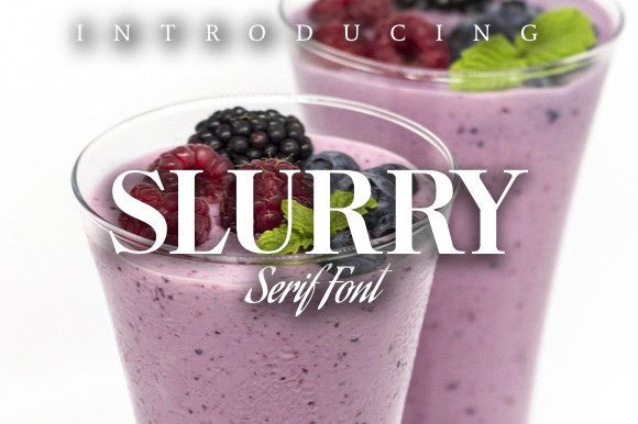 Slurry: A Classy Serif Font for Elegant Design