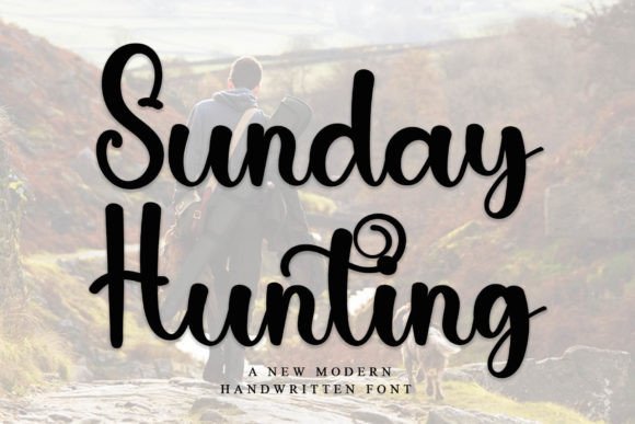 Sunday Hunting: A Handwritten Font for Creative Projects