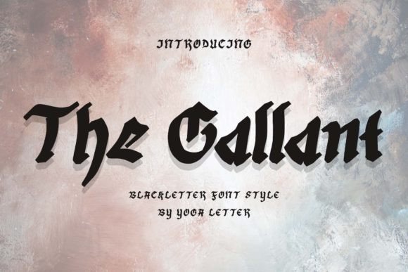 The Gallant: A Bold Font for Digital Campaigns