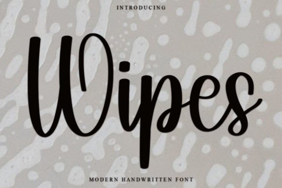 Wipes Font: A Handwritten Typeface That Elevates Digital Design